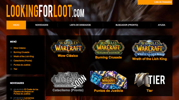 WowSfera presenta Lookingforloot.com